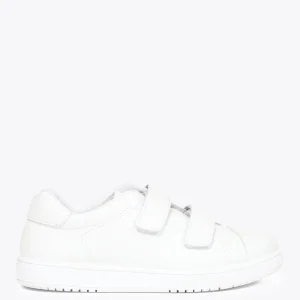 Zapato<miMaO Zapatos Colegiales Niños Deportivos Escolares Blanco